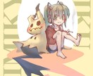 女の子お描きします アニメ、オリジナル、厚塗りで女の子描いてます イメージ2