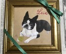 温もりを感じるペット似顔絵を描きます 贈りものにも最適なミニ似顔絵です♪ イメージ5