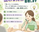 会議で言いたいことを、伝わる発言に整理します 言いたいことをどう言えばいいか分からない、を一緒に整理します イメージ1