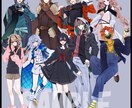 人目を引くキャラクター立ち絵を制作致します TRPG・ゲーム・配信用のキャラクター立ち絵を制作致します！ イメージ2