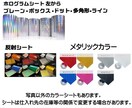 カッティングステッカー作成します カッティングステッカー・プリントステッカー イメージ4