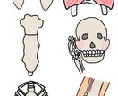 ゆるい医療イラスト作成します 商用可能！パンフレットやSNSにいかがでしょうか？ イメージ3