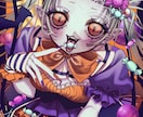 MVイラストやSNSアイコンなどイラスト制作します ダークでキュートな女の子が魅力的なイラストを描きます。 イメージ8