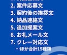 営業メールテンプレ集を作ります 副業・営業初心者向け！即使える15種セット イメージ2
