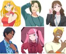 アニメ風の人物イラストをお描きします TRPGの立ち絵、動画用のイラストなど様々な用途に！ イメージ5