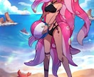 人外も可！キャラクターイラスト描きます 動画サムネ、表紙、アイコン、グッズなど様々な用途に対応します イメージ4