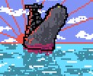 ドットの絵頑張ります 面白い感じの絵に仕上げます。レトロを求める者へ イメージ1