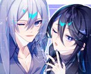 SNSアイコン描きます 透明感のあるアイコンお描きします！ イメージ2