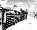 風景写真を漫画背景風に描きます 思い出・日常の景色を漫画背景風に！ イメージ5
