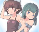 女の子の絵を描きます なぜか経験豊富なITエンジニアが描きます イメージ1