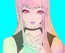 目を引くSNSアイコン描きます 派手目なタッチや韓国風お任せ下さい♪老若男女お描きします♪ イメージ4