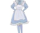 立ち絵、パーツ分け可。キャラクターを制作します ゲーム、TRPG、配信などのイメージビジュアルにぞうぞ！ イメージ7