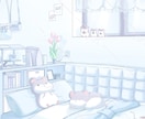 おしゃれで可愛い配信背景描きます 配信者さまのこだわりを詰め込んだ専用部屋をお仕立てします！ イメージ4