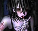 ダークで病み可愛いイラスト制作します ダークで病み可愛いあなただけのオリジナルイラストを制作します イメージ5