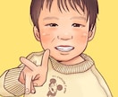 程よくリアルで温かみのあるお子様の似顔絵を描きます サンプルのようなお子様の似顔絵を描きます。 イメージ3