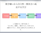 数学嫌い解消の第一歩を提供します 嫌いなものを得意に、この経験が将来必ず役に立ちます！ イメージ1