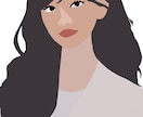 2つの絵柄で似顔絵アイコンを描きます お写真の雰囲気をもとに、デフォルメしたアイコンを作成します イメージ1