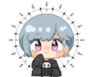 可愛いデフォルメのアニメ風イラスト描きます 使用用途自由！ブログや動画編集用イラストにもどうぞ♡ イメージ9
