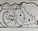 挿絵などのイラストを描きます かわいいほんわかイラスト描きますよー♪ イメージ1