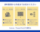 情報を整理して伝わる資料を作ります 忙しいあなたの資料づくりを構成から丁寧にお手伝いします イメージ3