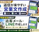 営業経験者が追客メール・LINE文を作成します しつこくない追客で返信につながる文章を実務目線で作成 イメージ1