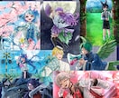 イラスト制作いたします 立ち絵、一枚絵、キャラデザ、三面図など！ イメージ5