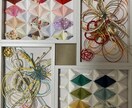 処分に困ったご祝儀袋をアートにします インテリアに馴染むご祝儀袋のアート イメージ1