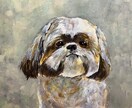 可愛いペットの絵、アクリル絵の具で描きます 格安キャンペーン中！！大切なペットの絵画はいかがですか？ イメージ1