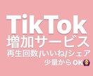 TikTok いいね1000〜増やします 再生回数やいいねを増やしたい方、少数からご対応します！ イメージ1