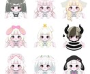 Theキラキラ女子を描きます あなただけのアイコンを描きます イメージ4
