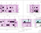 建築工事における仮設計画図及び足場施工図を描きます 『足場の設置届け』に関する書類も同時に作成可能です！ イメージ6