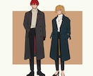 キャラデザ・立ち絵制作します 魅力的なキャラクターイラスト作成します イメージ1