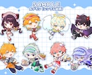 キラキラ可愛いミニキャライラスト描きます グッズ/動画/スタンプ/などに イメージ3