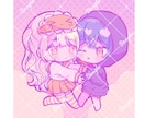 個性的なデフォルメイラスト制作します かわいくてもちもちするような♡イラストを制作します！ イメージ3
