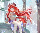 表情や雰囲気まで大切に、一枚絵を丁寧に描きます “こんな感じが好き”から形にします。 イメージ1