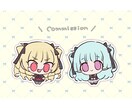 超ちびちびSDキャラを2体お描きします ゆるかわなイラストが好きな方にオススメ♩ イメージ4