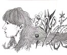 ペン画で不思議なイラスト描いちゃいます SNSやポスターに独創的な絵を！！ イメージ3