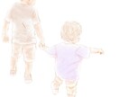 お子様やペットを可愛くキャラ化します 温かいタッチのSNSアイコンを描きます♪ イメージ4