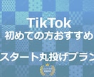 プロが【スタート丸投げ】TikTok運用します 1ヶ月間プロが収益化に向けた運用を行います イメージ1