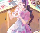 きらきらした可愛い女の子の絵を描きます かわいいイラスト、儚いイラストを求めるあなたに！ イメージ3