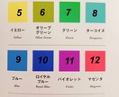 色のチカラで本当の自分を教えてくれます あなた本来のポジティブやネガティブな一面が見えますよ。 イメージ1
