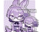 デフォルメイラスト描きます キャラクターに合わせた簡略化されつつも可愛いイラスト描きます イメージ3