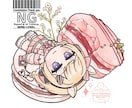 SD+スイーツお描きします かわいいSDキャラはいかがですか？ イメージ8