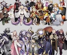 ゲーム・TRPG立ち絵イラスト作成ます TRPGやゲームで使えるキャラクター立ち絵の制作をいたします イメージ2