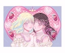 商用利用も！オシャレで可愛いイラスト描きます アイドル・グッズ・Vtuber・配信用・生誕祭・イベント イメージ2