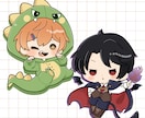 可愛いミニキャラ、デフォルメイラスト作成します アイコンやサムネイル、グッズなどにおすすめです！ イメージ6