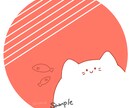ゆるくて可愛らしい動物をお描きします アイコンに使えるイラストを最短1日でお届け☺︎.* イメージ6