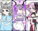 格安！ポップで愛らしい女の子描きます 鮮やかで可愛いイラストをご希望の方に思い描く形で提供します イメージ1