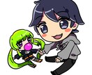 ちびキャライラスト描きます 速筆なので納品の速さには自信あり！ イメージ1