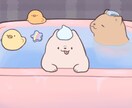 ゆるいイラスト描きます テキストと組み合わせも可能です。プレゼントなどにも◎ イメージ3